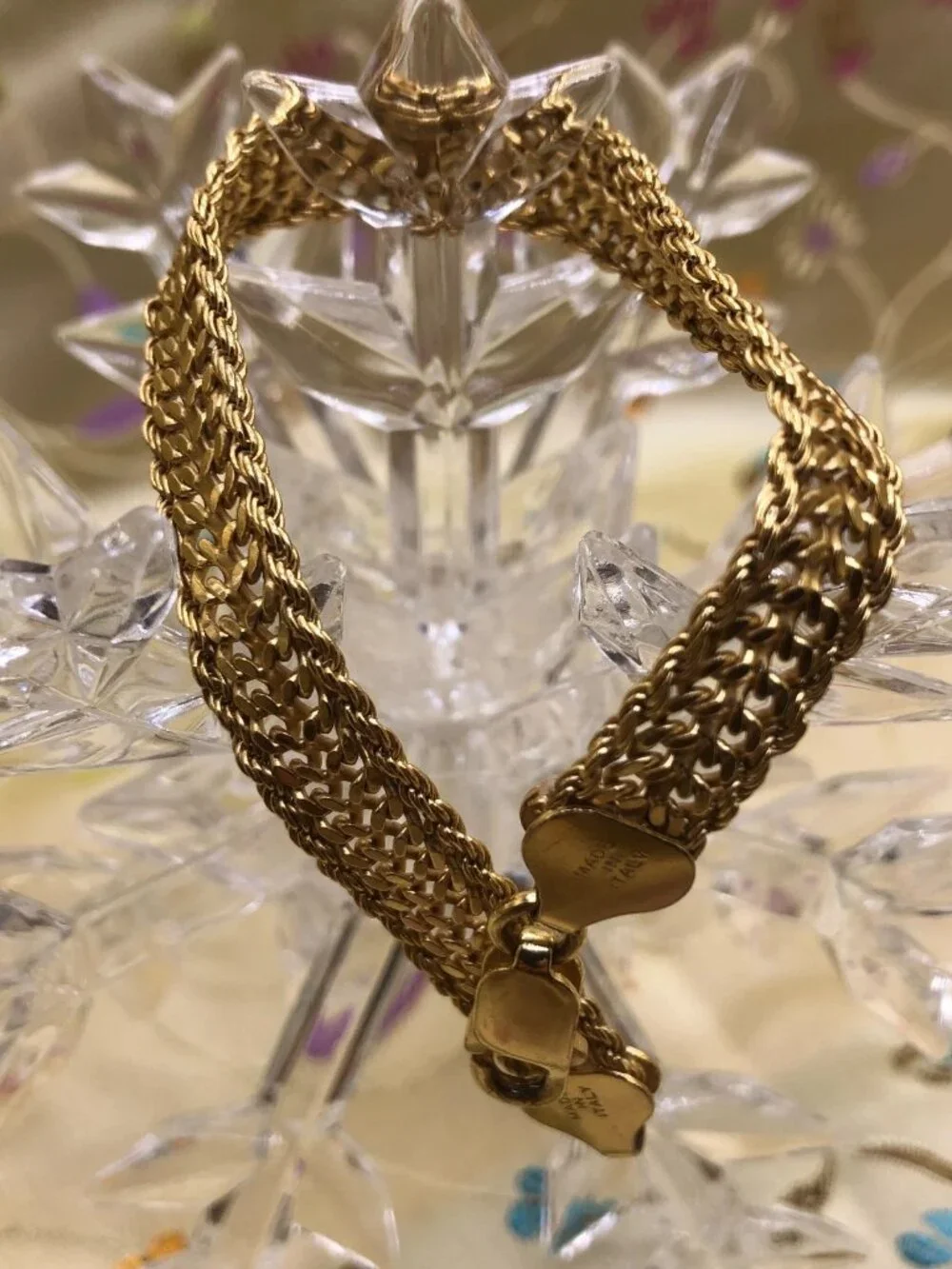 Sterling 925 / gold vermeil Italy 3/8